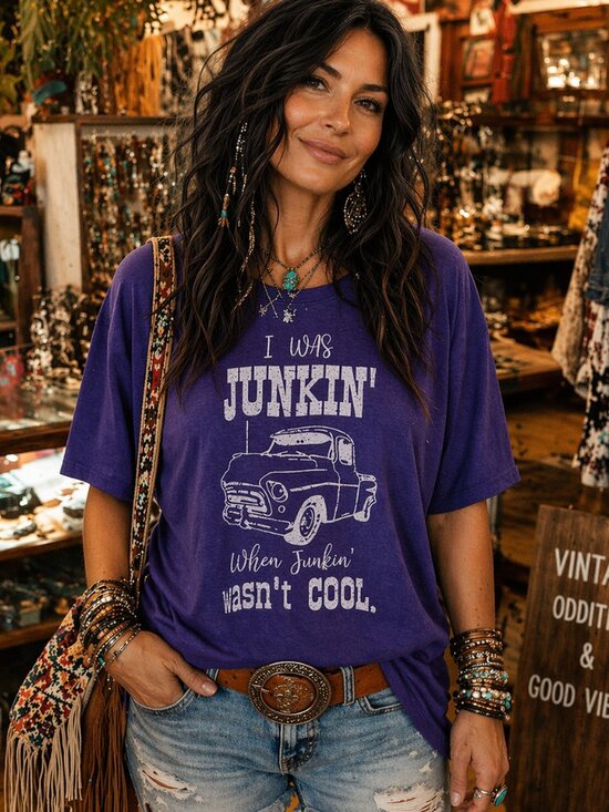 Other - Purple Junkin' Graphic Tee